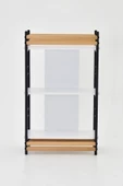 VİLİNZE Rafito Metal & Ahşap Bohem 3 Raflı MDF Çok Amaçlı Mutfak Rafı - 30*100 cm - 4