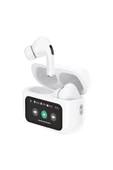 Dokunmatik Led Ekranlı Bluetooth Kulaklık Touch Screen Beyaz Renk Bluetooth Kulaklık - 5