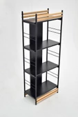 VİLİNZE Rafito Metal & Ahşap Bohem 4 Raflı MDF Çok Amaçlı Mutfak Rafı - 30*160 cm - 5