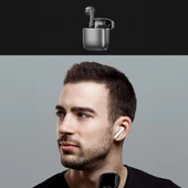 Quantum Kablosuz Kulakiçi Bluetooth Kulaklık Koyu Gri - 4