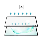 Samsung Galaxy Note 10 Plus - Ekran Koruyucu Kavisli Full Yapışkanlı Cam Ekran Koruyucu - 3