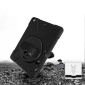 Apple iPad 10.2 2021 (9.Nesil) - Tablet Kılıfı Boyun ip Askılı El Tutmaçlı Koruyucu Zırh Tank Defender Kılıf thumbnail 3