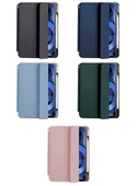 Apple iPad 10.2 (8.Nesil) - Tablet Kılıfı 360 full Korumalı Arkası Şeffaf Nort Standlı Kılıf - 2