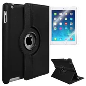 Apple iPad 2 3 4 - Tablet Kılıfı 360 full Korumalı Yatay Dikey Dönebilen Standlı Kılıf - 1