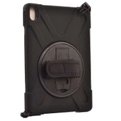 Apple iPad Pro 11 2018 Kılıf - Tablet Kılıfı Boyun ip Askılı El Tutmaçlı Koruyucu Zırh Tank Defender Kılıf - 1