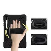 Samsung Galaxy Tab S6 T860 Kılıf - Tablet Kılıfı Boyun ip Askılı El Tutmaçlı Koruyucu Zırh Tank Defender Kılıf thumbnail 2