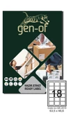 Gen-Of GK-2018 Laser Etiket 63.50x46.60 100 Sayfa ( 1800 Etiket ) - 1