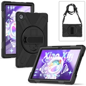 Lenovo Tab M10 Plus TB-125F - TB-128F 3. Jenerasyon - Tablet Kılıfı Boyun ip Askılı El Tutmaçlı Koruyucu Zırh Tank Defender Kılıf - 3