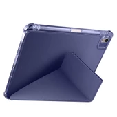 Apple iPad Air 11 2024 - Tablet Kılıfı Kalem Bölmeli Korumalı Standlı Tri Folding Kılıf thumbnail 4