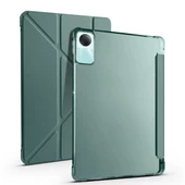 Xiaomi Redmi Pad SE - Tablet Kılıfı Kalem Bölmeli Korumalı Standlı Tri Folding Kılıf - 4