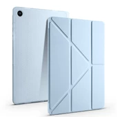 Samsung Galaxy Tab A9 - Tablet Kılıfı Kalem Bölmeli Korumalı Standlı Tri Folding Kılıf thumbnail 3