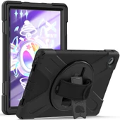 Lenovo Tab M10 Plus TB-125F - TB-128F 3. Jenerasyon - Tablet Kılıfı Boyun ip Askılı El Tutmaçlı Koruyucu Zırh Tank Defender Kılıf - 1