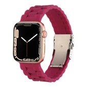 Apple Watch 7 45mm - Kordon Silikon Kordon KRD-72 - 2