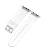 Apple Watch Ultra 49mm - Kordon Şeffaf Silikon Strap Kayış KRD-13 - 3