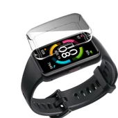Huawei Band 6 - Kasa ve Ekran Koruyucu Watch Gard 09 Koruyucu Silikon thumbnail 4