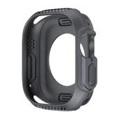 Apple Watch Ultra 49mm - Kasa Koruyucu Silikon TPU Kasa Koruyucu Watch Gard 31 - 2