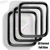 Apple Watch 44mm - Ekran Koruyucu Full Yapışkanlı Cam Ekran Koruyucu - 6