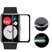 Huawei Watch Fit - Ekran Koruyucu PMMA Pet Saat Ekran Koruyucu thumbnail 4