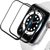 Apple Watch 44mm - Ekran Koruyucu PMMA Silikon Body Saat Ekran Koruyucu thumbnail 6