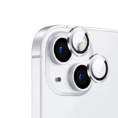 Apple iPhone 13 - Kamera Lens Koruyucu Safir Parmak İzi Bırakmayan Anti-Reflective CL-12 - 1