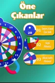 Mıknatıslı Dart Seti Mini Boy Dart Oyunu Duvara Zarar Vermeyen İğnesiz Dart Atma 3 Oklu Çap: 28 cm - 3