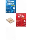 5.Sınıf Adım Adım 2025 Matematik Türkçe Konu Özetli Soru Bankası - 1