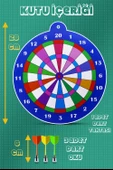 Mıknatıslı Dart Seti Mini Boy Dart Oyunu Duvara Zarar Vermeyen İğnesiz Dart Atma 3 Oklu Çap: 28 cm - 5