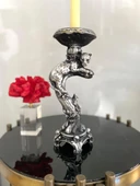 Şamdan mumluk çitalı  şamdan polyester biblo - 3