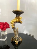 Şamdan mumluk çitalı şamdan polyester biblo - 6