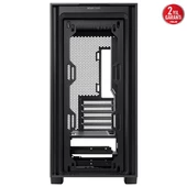 ASUS A21 PLUS GAMING FANSIZ MID-TOWER PC KASASI SİYAH - 3