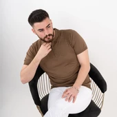 Neyir Triko Slimfit Erkek Yazlık Triko T-Shirt thumbnail 4