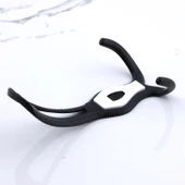 Dolap Askılık Askılığı Duvar Vestiyer Banyo Mutfak Kapı Elbise Kıyafet Askısı Siyah Askı thumbnail 3