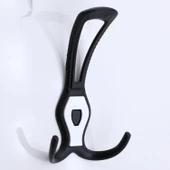 Dolap Askılık Askılığı Duvar Vestiyer Banyo Mutfak Kapı Elbise Kıyafet Askısı Siyah Askı thumbnail 5