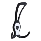 Dolap Askılık Askılığı Duvar Vestiyer Banyo Mutfak Kapı Elbise Kıyafet Askısı Siyah Askı thumbnail 1