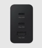 Type C & Type A Hizli Sarj Aleti Uclu 2xType C- Usb (65W - 25W - 15W)ADAPTÖR - 7