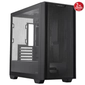 ASUS A21 PLUS GAMING FANSIZ MID-TOWER PC KASASI SİYAH - 4