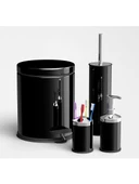 4 Parça Banyo Seti Krom Siyah - 1