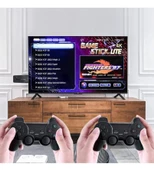 Zhltools 20000 Oyunlu 2.4G Kablosuz Çift Kol Retro Atari Game Stick Taşınabilir mini oyun çubuğu - 4