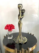 Şamdan kız mumluk kadın şamdan balerin şamdan polyester - 6