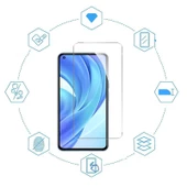 Xiaomi Mi 11 Lite - Ekran Koruyucu Maxi Glass Temperli Cam - 3
