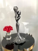 Şamdan kız mumluk kadın şamdan balerin şamdan polyester - 3