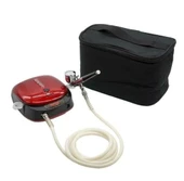 Rox 0066 Akülü Airbrush Kompresör Mini Boya Tabancası Seti - 1