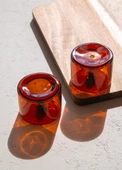 The Mia Yuvarlak Tuzluk Biberlik 2li Set Amber 6x5 cm - 5