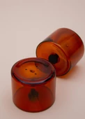 The Mia Yuvarlak Tuzluk Biberlik 2li Set Amber 6x5 cm - 7