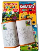 Kapris Eğitici Ve Öğretici Boyama Kitabı 4 Kitap 128 Sayfa BOYAMA7 - 2