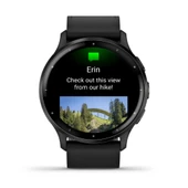 Garmin Venu 3 Siyah Deri Kayışlı - 1