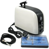 Rox 0067 Profesyonel Airbrush Kompresör Mini Boya Tabancası Seti - 2