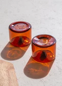 The Mia Yuvarlak Tuzluk Biberlik 2li Set Amber 6x5 cm - 4