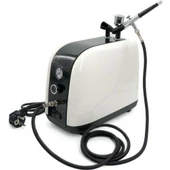 Rox 0067 Profesyonel Airbrush Kompresör Mini Boya Tabancası Seti - 1