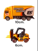 Minik Nakliyecilerin Rüyası: Metal Uluslararası Tır ve Forklift Set - 1